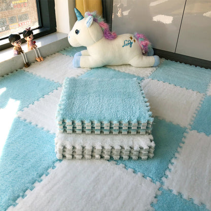 30x30cm Plush  Floor Mat  Luxurious Decorative Mat