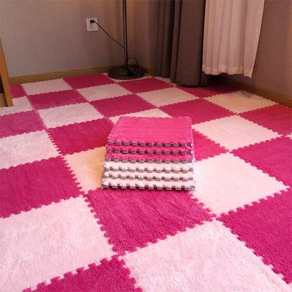 30x30cm Plush  Floor Mat  Luxurious Decorative Mat