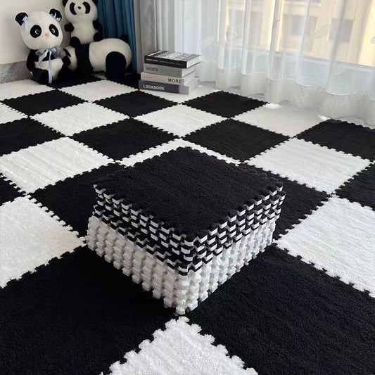 30x30cm Plush  Floor Mat  Luxurious Decorative Mat