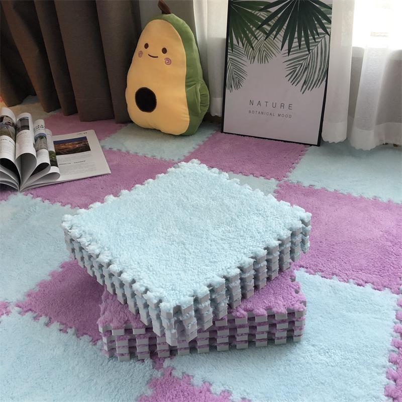 30x30cm Plush  Floor Mat  Luxurious Decorative Mat